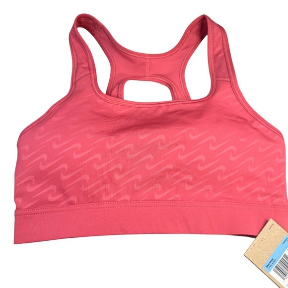 NWT Nike Women's Dri-Fit Medium Impact Sports Bra Coral Racerback - Picture 7 of 7